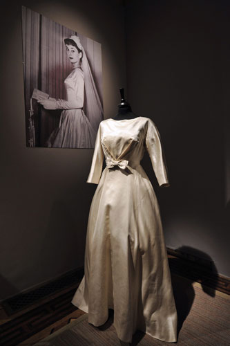 Audrey Hepburn auction: A wedding dress designed for Audrey Hepburn