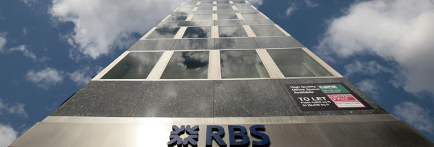 Year in Business: A Royal Bank of Scotland branch in central London