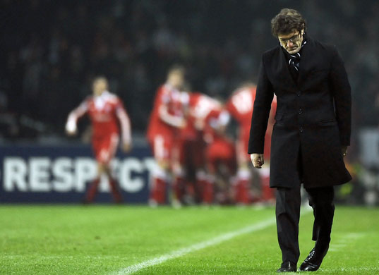 rest of the games: Coach Ciro Ferrara dejected as Juventus go 2-1 down