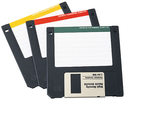 Lost in the noughties: Floppy disks