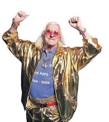 Lost in the noughties: Jimmy Saville hosting the last ever Top of the Pops