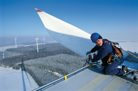 Year in Business: May: Maitenance work on Vestas wind turbines in Germany