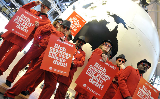 Copenhagen diary: COP15 Environmental activists of the Danish organization MS ActionAid
