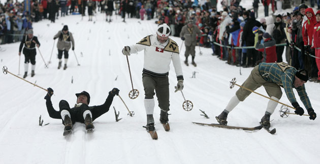 Gallery 24 hours in pictures: Enthusiasts take part in a historical ski race in Vysoke nad Jizerou.