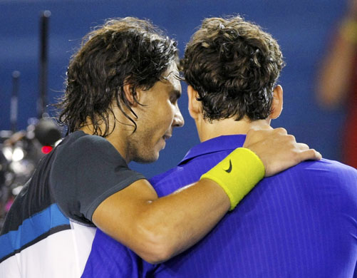 Gallery 24sport: Rafael Nadal consoles Roger Federer