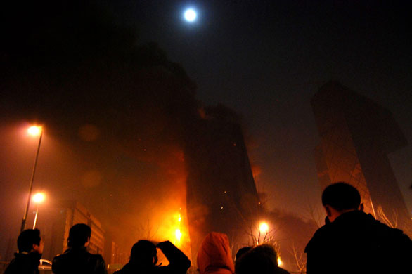 Beijing fire: Hotel fire in Beijing