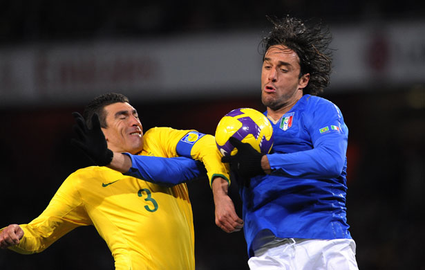 Brazil v Italy: Luca Toni