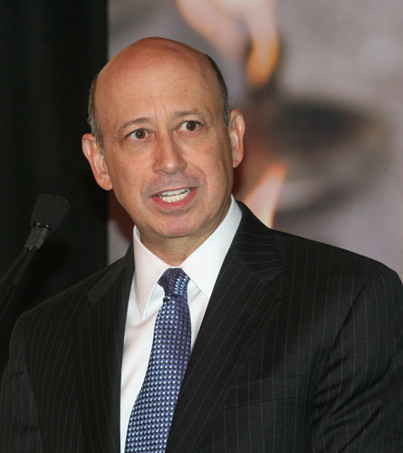 Masters of the Universe: Lloyd Blankfein, CEO of Goldman Sachs.
