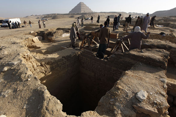Mummies found in Egypt: 30 Mummies have been found in Saqqara necropolis, south of Cairo, Egypt