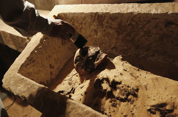 Mummies found in Egypt: 30 Mummies have been found in Saqqara necropolis, south of Cairo, Egypt