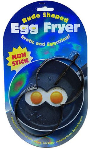 Valentines presents: Boob-shaped egg fryer.