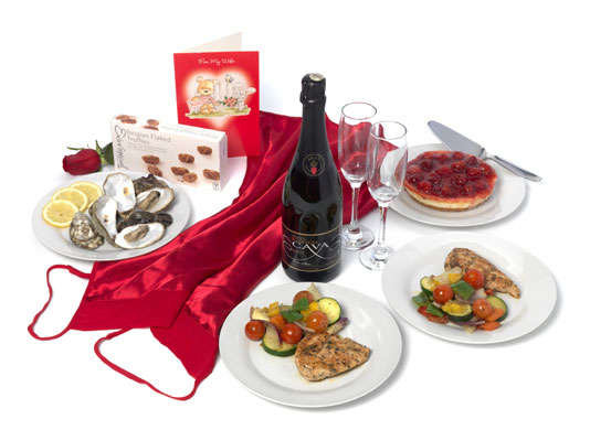 Valentines presents: Asda Credit Crunch Valentine’s Day basket.