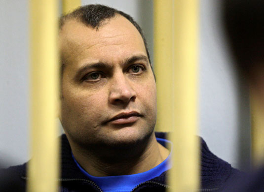 Anna Politkovskaya trial: Sergei Khadzhikurbanov at trial into the murder of Anna Politkovskaya.