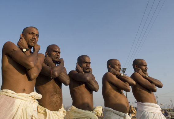 24 hours in pictures: Hindus at Magh Mela