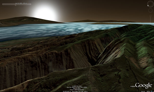 Gallery Google earth: Hawaii sunrise