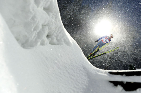 24 Sport: Anton Kamenev takes his first competition jump