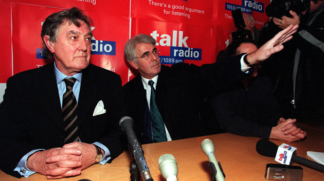Max Clifford: Ted Francis with his publicist Max Clifford