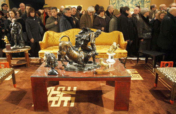 YSL art collection: General view of the exhibition