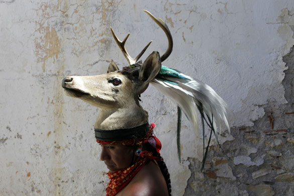 24 hours in pictures: ceremony to celebrate the birth of Cuauhtemoc in MExico