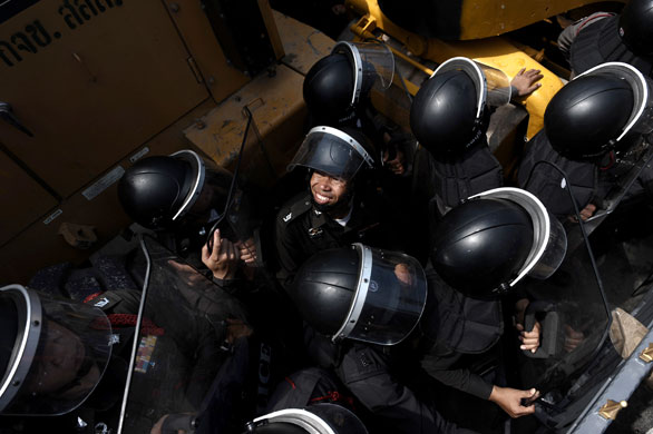 24 hours in pictures: demonstration by Thaksin supporters in Bangkok, Thailand