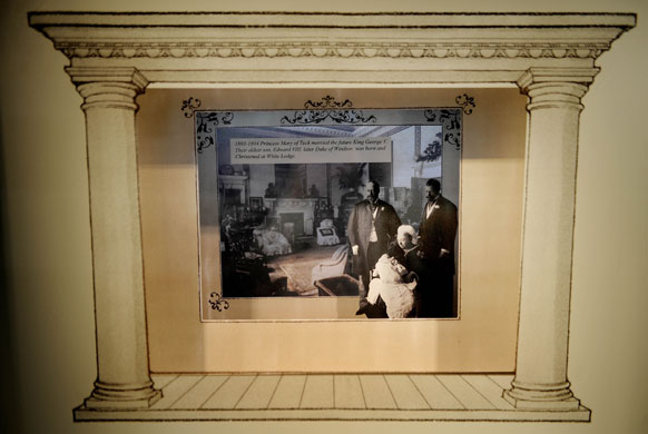 Ballet museum exhibits: The christening of the future Edward VIII at White Lodge.