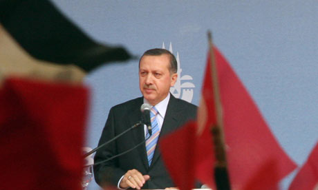 Turkish Prime Minister Recep Tayyip Erdogan speaks