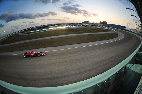 24sport: Franchitti during IRL Spring Testing