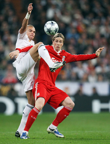 Real Madrid v Liverpool: Torres