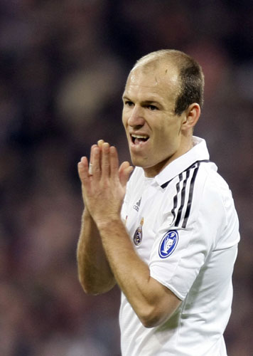 Real Madrid v Liverpool: Arjen Robben