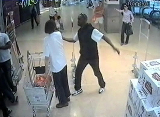 Antonette Richardson: CCTV footage of the attack on Kevin Tripp