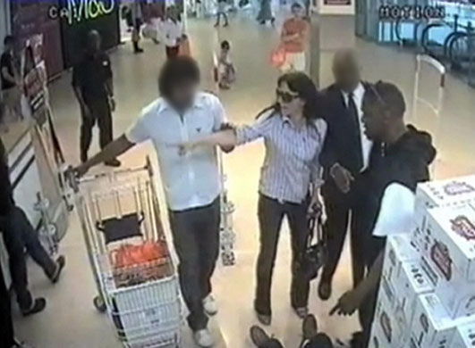 Antonette Richardson: CCTV footage of the attack on Kevin Tripp