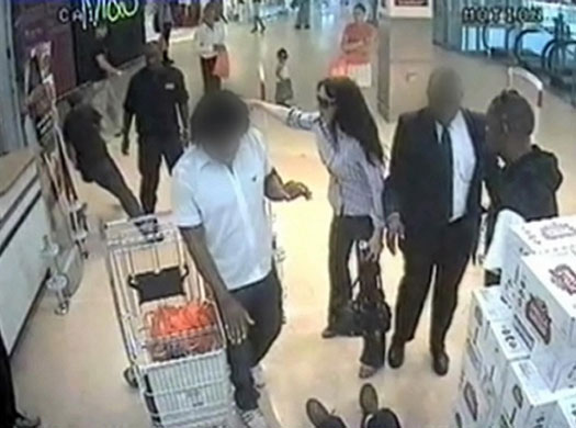 Antonette Richardson: CCTV footage of the attack on Kevin Tripp