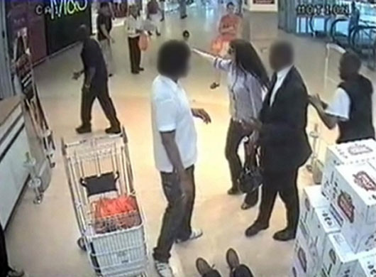 Antonette Richardson: CCTV footage of the attack on Kevin Tripp