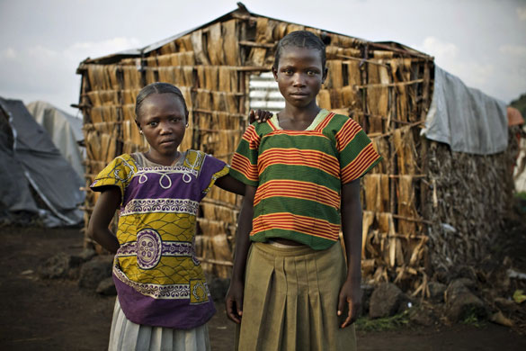 27 February 2009: Bulengo camp just outside Goma in eastern Congo