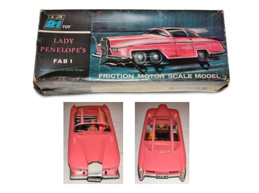 Gallery Thunderbirds auction: Century 21 FAB1 toy dating from 1965