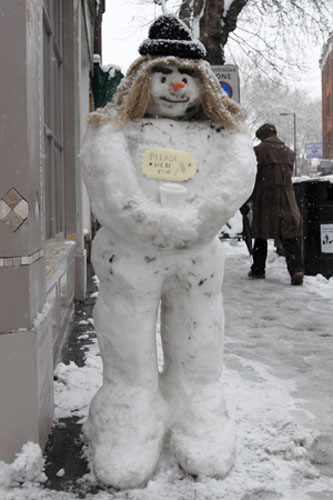 Gallery Fashionable snowmen: Snowman