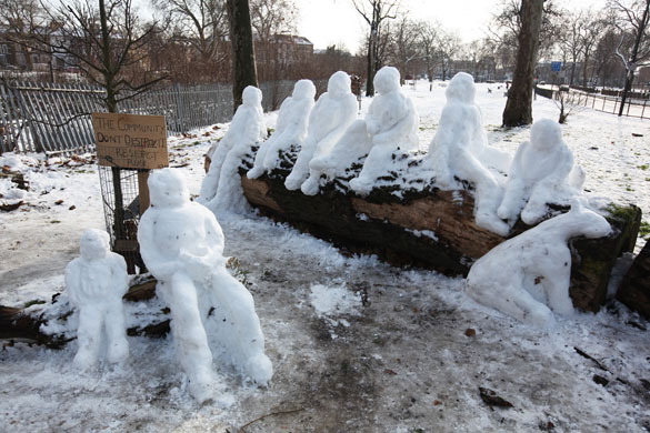Gallery Fashionable snowmen: Snowman