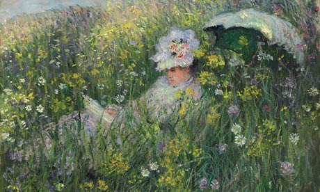 monet dans la prairie