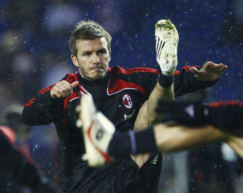 Gallery AC Milan: AC Milan's Beckham