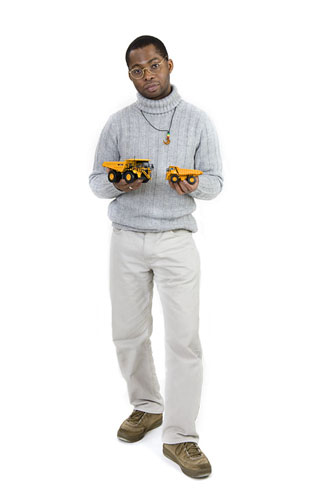 Gallery Take 10: Toy Collectors: David Licorish, mining machinery toy collector