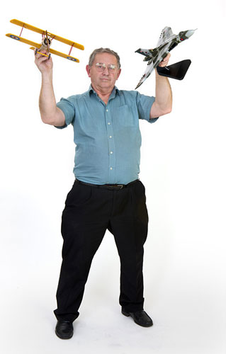 Gallery Take 10: Toy Collectors: Ron Scott, model plane collector