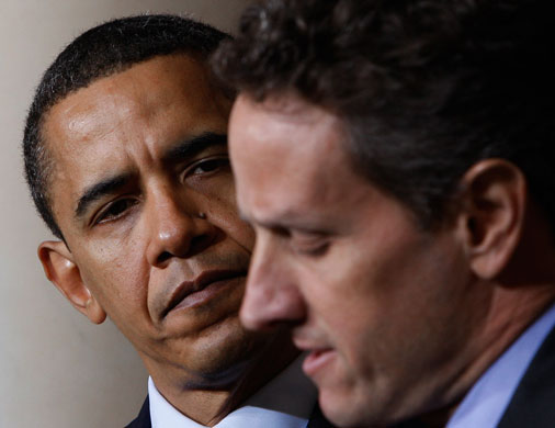 Gallery Business pictures gallery: Barack Obama, Timothy Geithner