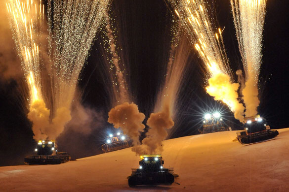 Gallery 24 hours in pictures : Villars Night Show 