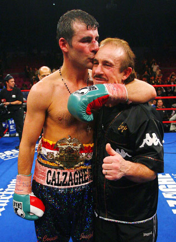 Gallery Calzaghe Retires: Father and Son