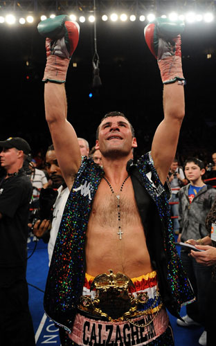Gallery Calzaghe Retires: Calzaghes last world title