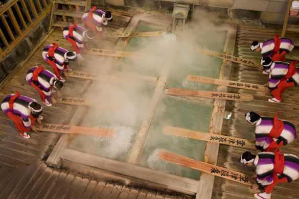 Gallery Hot Springs in Kusatsu: Hot Springs in Kusatsu, Japan