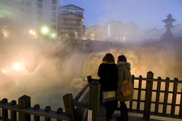 Gallery Hot Springs in Kusatsu: Hot Springs in Kusatsu, Japan