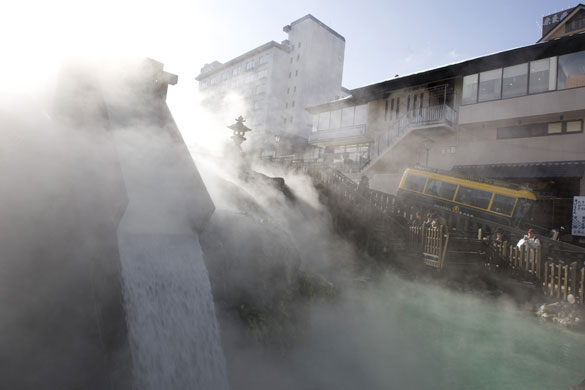 Gallery Hot Springs in Kusatsu: Hot Springs in Kusatsu, Japan