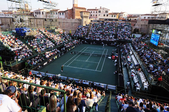 Gallery 24sport: General View of the arena at the South Africa Tennis Open