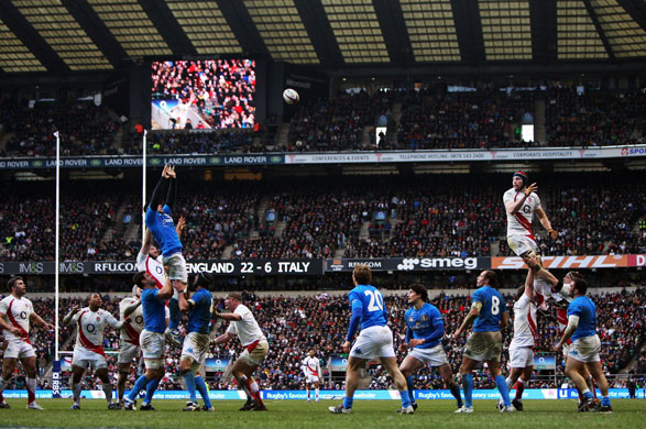 Gallery Six Nations Gallery: Line-out